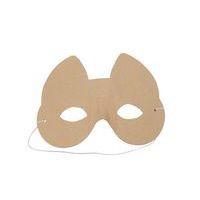 Masque enfant chat en papier mâché à décorer - Décopatch thumbnail image