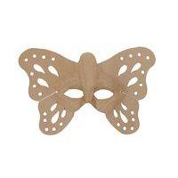 Masque papillon en papier mâché à décorer - Décopatch