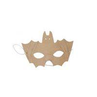 Masque enfant chauve-souris en papier mâché à décorer - Décopatch