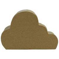 Boîte nuage M 4x9x13,5 cm en papier mâché à décorer - Décopatch