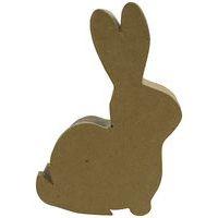 Boîte lapin 1 12x4x19 cm en papier mâché à décorer - Décopatch