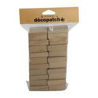 Set 10 petites boîtes carrées en papier mâché à décorer - Décopatch