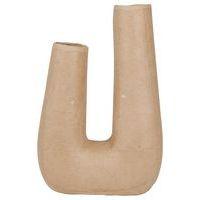 Vase double en papier mâché à décorer - Décopatch
