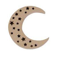 Grande lune à suspendre en papier mâché à décorer - Décopatch