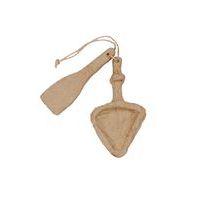 Poêlon et spatule à raclette en papier mâché à décorer - Décopatch
