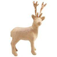 Renne 26,5 cm en papier mâché à décorer - Décopatch