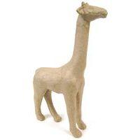 Girafe 28 cm en papier mâché à décorer - Décopatch
