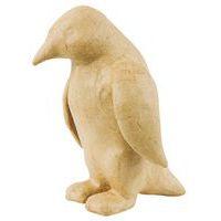 Pingouin 14 cm en papier mâché à décorer - Décopatch