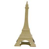 Tour parisienne 22 cm en papier mâché à décorer - Décopatch