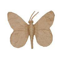 Papillon 25 cm en papier mâché à décorer - Décopatch