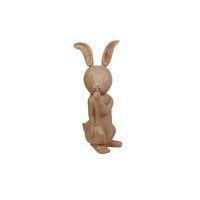 Lapin chut 146 cm en papier mâché à décorer - Décopatch