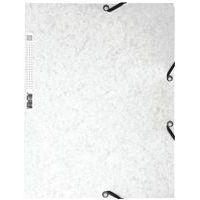 Lot de 25 chemises 3 rabats carte lustrée 400g/m2  A4 Blanc - Image principale