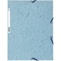 Lot de 25 chemises 3 rabats carte lustrée 400g/m2  A4 Gris tourterelle - Image principale