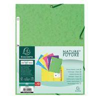 Chemise 3 rabats à élastiques carte lustrée 400g/m2 ® A4 - Image principale
