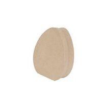 Boîte oeuf M 4x12x14,5 cm en papier mâché à décorer - Décopatch