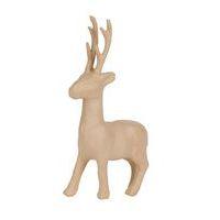 Renne 54 cm en papier mâché à décorer - Décopatch