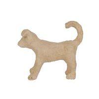 Jack russel 8,5 cm en papier mâché à décorer - Décopatch
