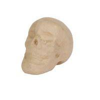 Crâne 12 cm en papier mâché à décorer - Décopatch