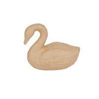 Cygne 14 cm en papier mâché à décorer - Décopatch