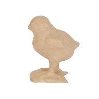 Poussin 12,5 cm en papier mâché à décorer - Décopatch