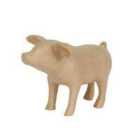 Bébé cochon 28 cm en papier mâché à décorer - Décopatch