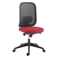 Chaise Alaia dos résille noire contact synchrone rouge - Image principale