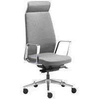 Fauteuil av. têtière Eden pied/accoudoir alu assise béton - Image principale