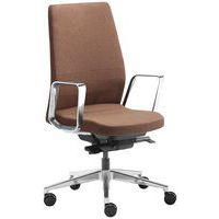 Fauteuil Eden tissu pied et accoudoir aluminium brosé Sokoa thumbnail image 3