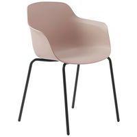 Chaise Laurie coque polypropylène pied métal Sokoa thumbnail image 2