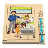 Puzzle maman bébé 4 niveaux - Rolf