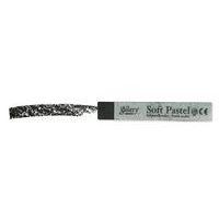 Pastels secs tendres, section carrée 1cm longueur 66mm Noir thumbnail image 2