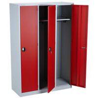 Vestiaire Modulo - 1 à 3 colonnes - Sur socle - Manutan Expert - Image 3