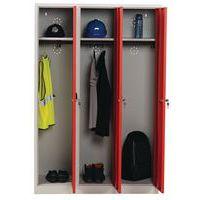 Vestiaire Modulo - 1 à 3 colonnes - Sur socle - Manutan Expert - Image 4