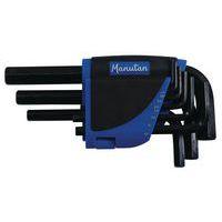 Ratelier de 9 clés mâles courtes - Manutan - Image 2