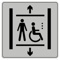 Pictogramme en polystyrène ISO 7001 - Ascenseur handicapé thumbnail image 2