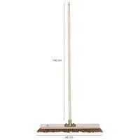 Manche en bois 1m40 et balai coco 60cm - Manutan - Image 2