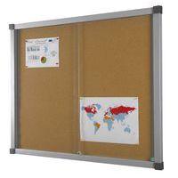 Vitrine d'intérieur Cube L 60 cm x H 104.8 cm fond liège - Image 2