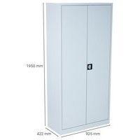 Armoire d'entretien grande largeur coloris gris thumbnail image 4