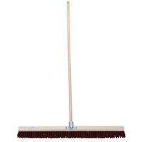 Manche en bois et balai poils synthétiques 1m - Manutan Expert - Image 2