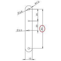 Support mural à sangle 4 m - sangle rouge - Image 5