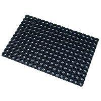 Tapis caillebotis noir Floortex 80 x 120 cm - Image principale