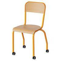 Chaise Atlas 4 pieds roulettes dossier encastré T6 - Manutan Expert - Image principale