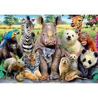 Puzzle Photo de classe animaux 300 pièces thumbnail image 2