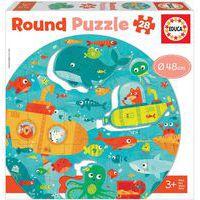 Puzzle rond mer 28 pièces - Educa