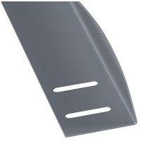 Goulotte passe-câbles fermée Twin-Larg 18.5-Long 116-Ht 10 cm Argent - Image 5