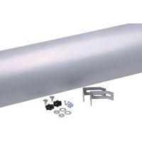 Goulotte passe-câbles fermée Twin-Larg 18.5-Long 116-Ht 10 cm Argent - Image 2