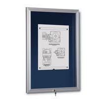 Vitrine affichage extérieur Maul L : 68 cm x H :92 cm coloris argent thumbnail image 2