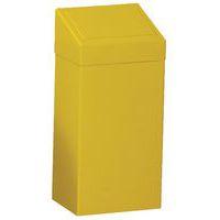 Poubelle en métal - 50 L jaune - Image principale