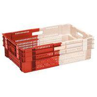 Bac gerbable grande distribution norme Europe - Longueur 600 mm - 26 à 60 L