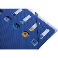 Lot de 10 Trieur 8 compartiments BeeBlue - A4 - Bleu marine - Image 3